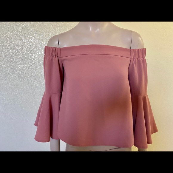 Topshop dusty rose top in size 2 - Picture 2 of 6